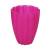 SZKLANY WAZON KWIATEK PURPUROWY MATOWY MALOWANY OD ZEWNĄTRZ, H-17 CM, D-13 CM