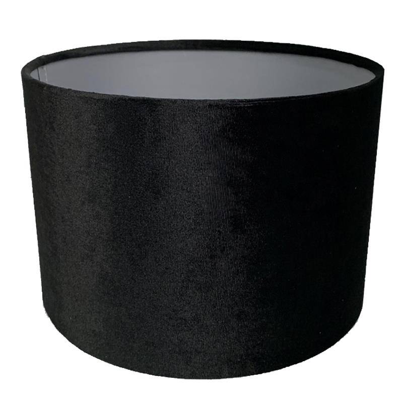ABAŻUR CYLINDER W KOLORZE CZARNYM WYKONANY Z WELURU DO LAMP PODŁOGOWYCH SERII F ORAZ STOŁOWYCH SERII TL